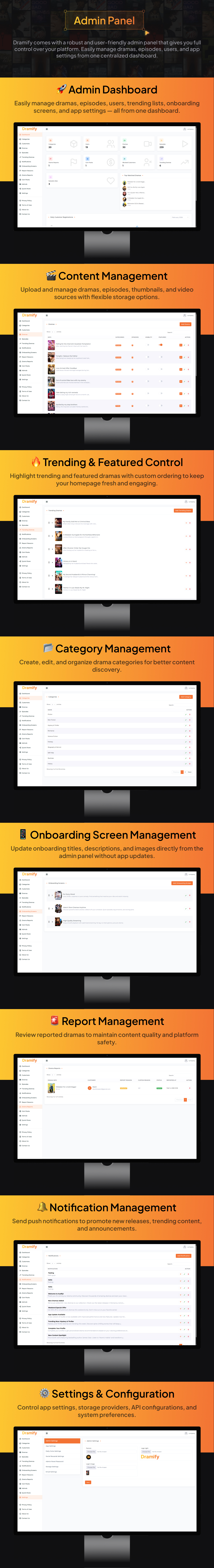 Dramify | Full Short Drama Streaming Flutter App With Laravel Admin Panel - 18