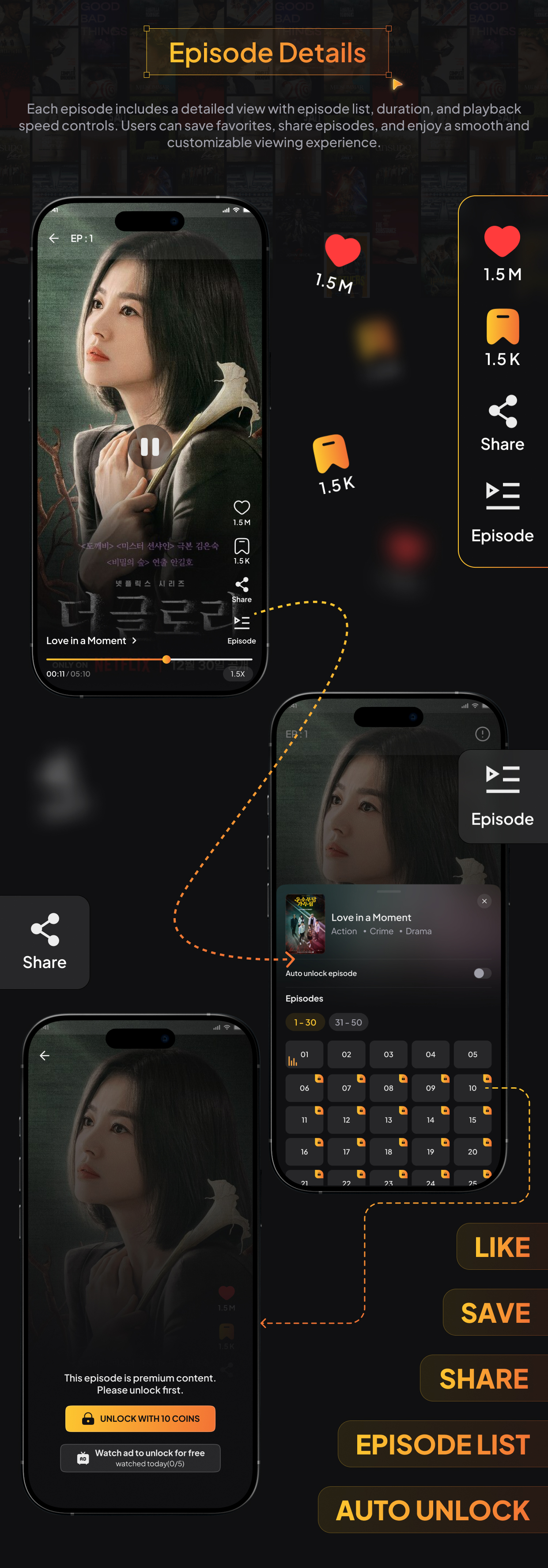 Dramify | Full Short Drama Streaming Flutter App With Laravel Admin Panel - 7